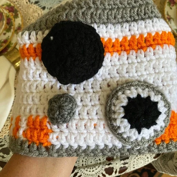 Star Wars BB8 Hand crocheted Hat NEW - Picture 9 of 15